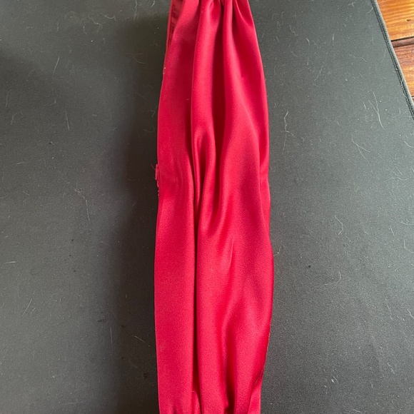 David's Bridal Dress - Strapless - W/Belt - Style 81599DC - Size 6 - Black Satin - Picture 8 of 9